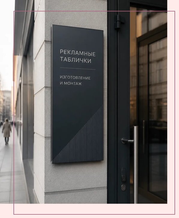 Рекламные таблички в Новоалтайске по цене от 4601 р. | Аванза-Нвл