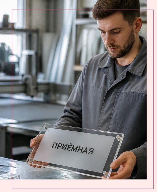 Таблички из оргстекла на заказ в Новоалтайске от 3987 р. | Аванза-Нвл